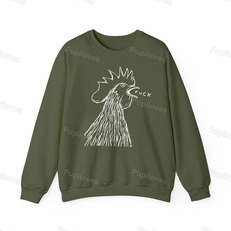 Pupiloves Pupiloves  Chicken Fuck Sweatshirt