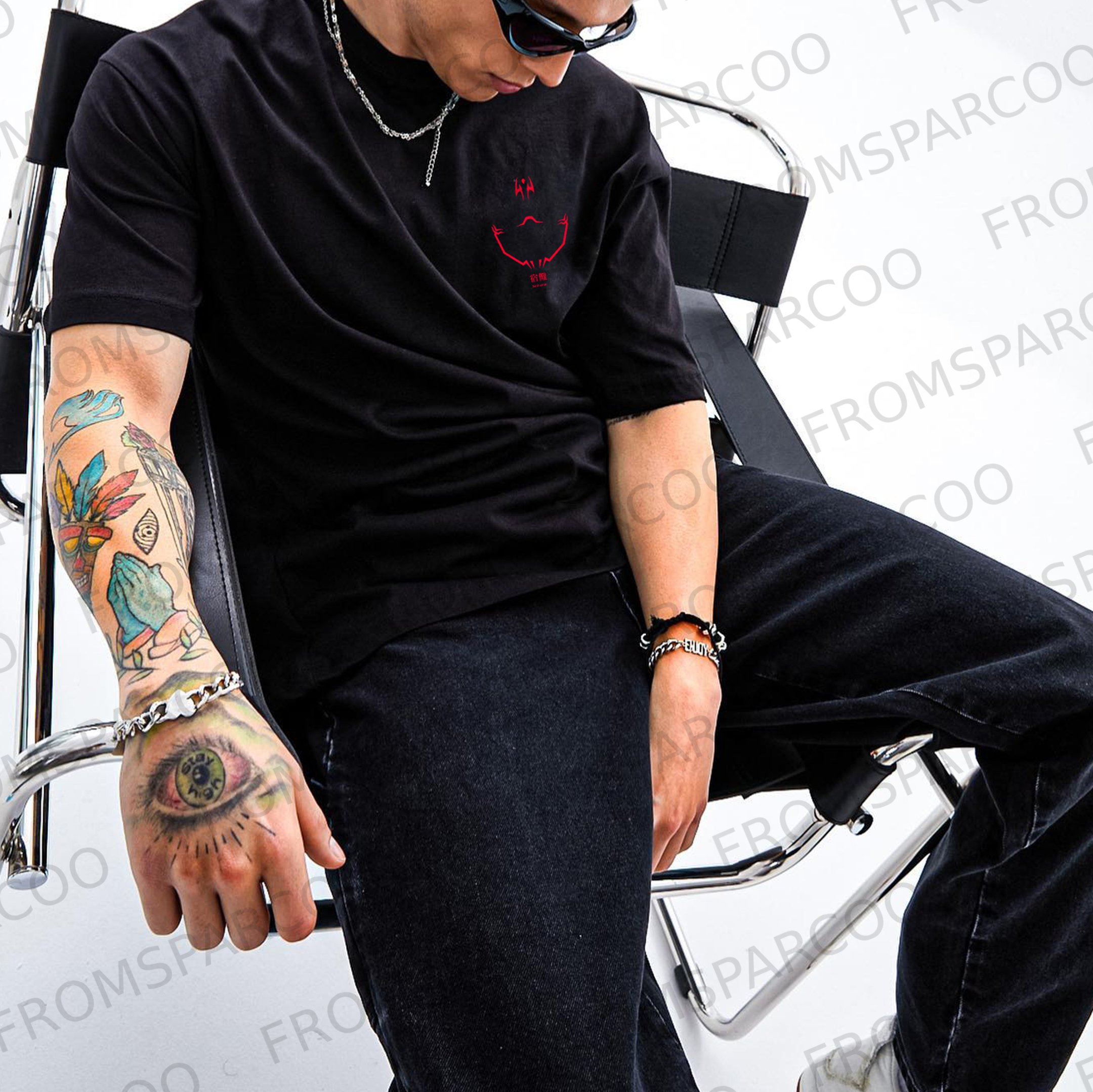 Unisex Casual Anime Print T-shirt  T-shirt