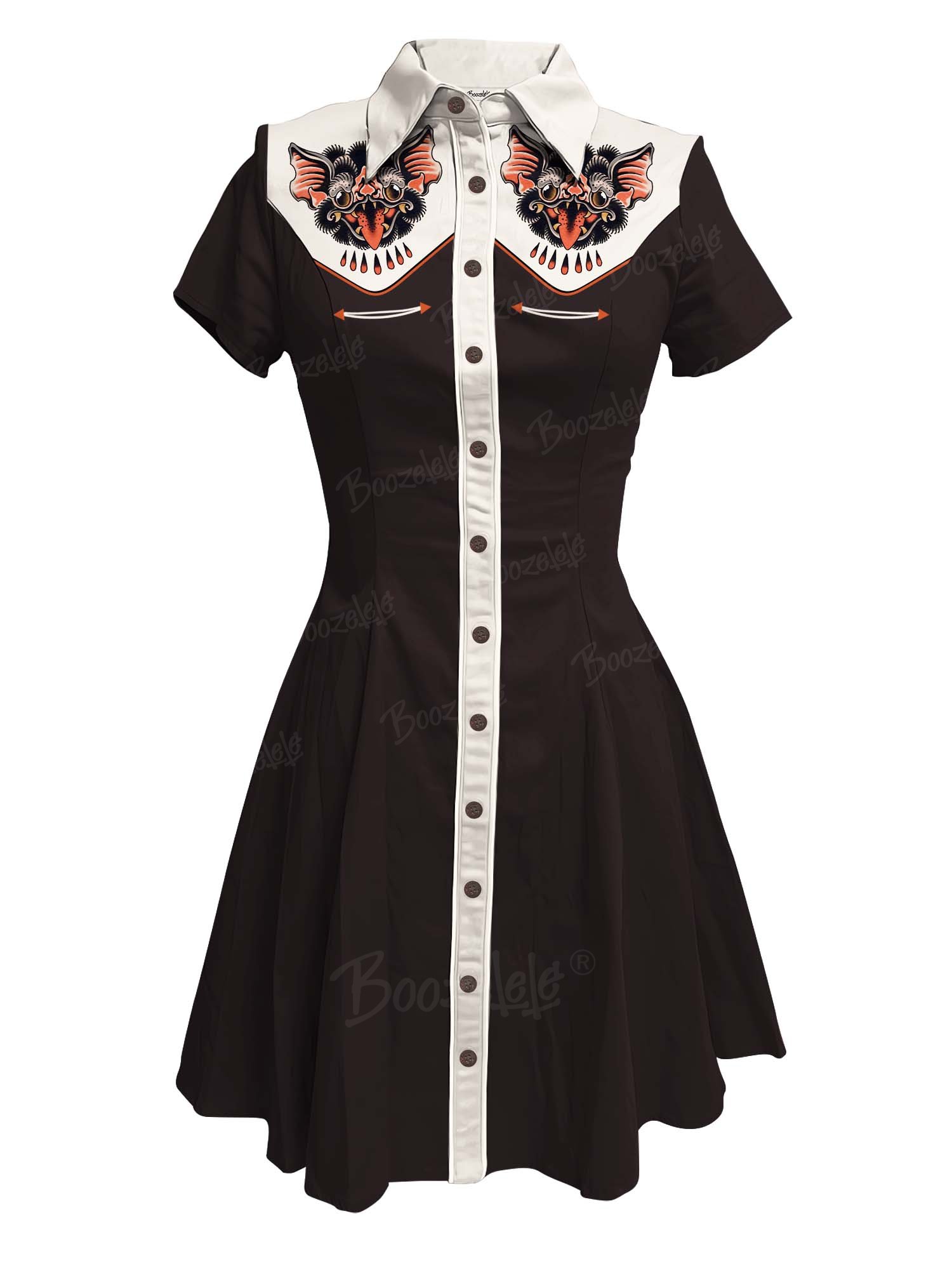 The Bat - 100% Cotton Dress