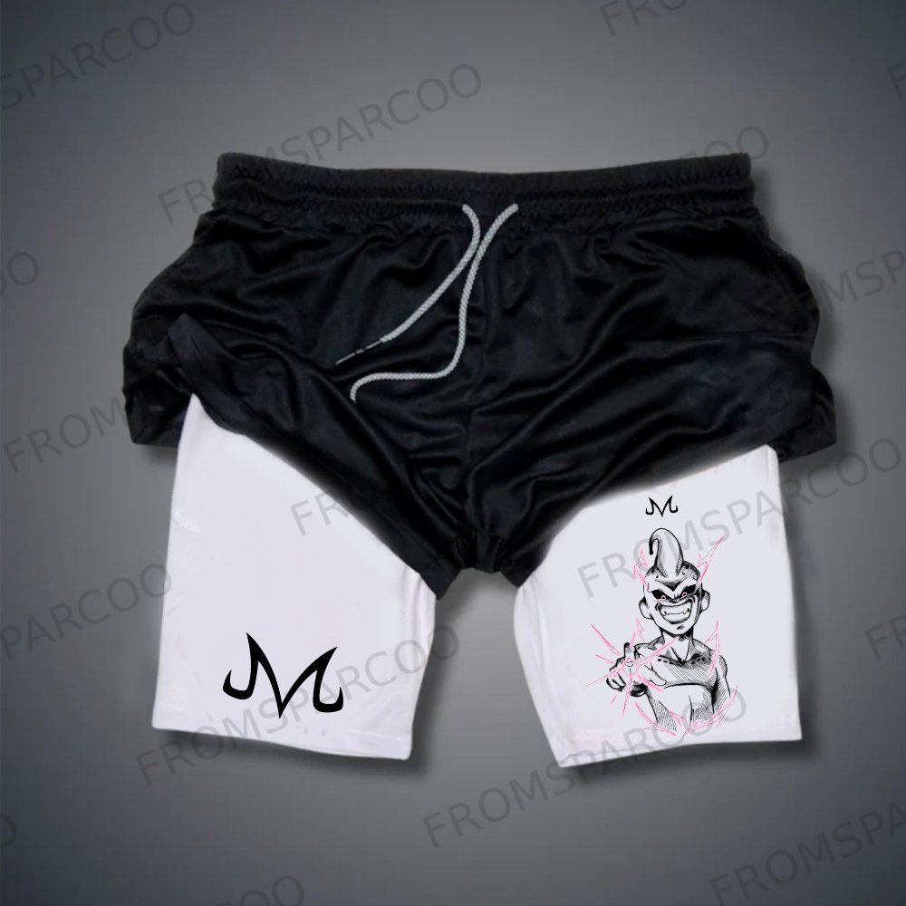 Unisex DBZ Majin Buu Anime Shorts