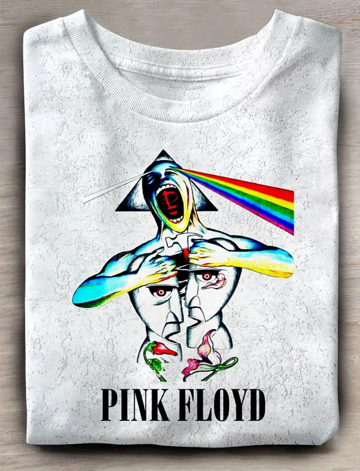 Teecade Teecade Pink Floyd Band Art Print T-shirt