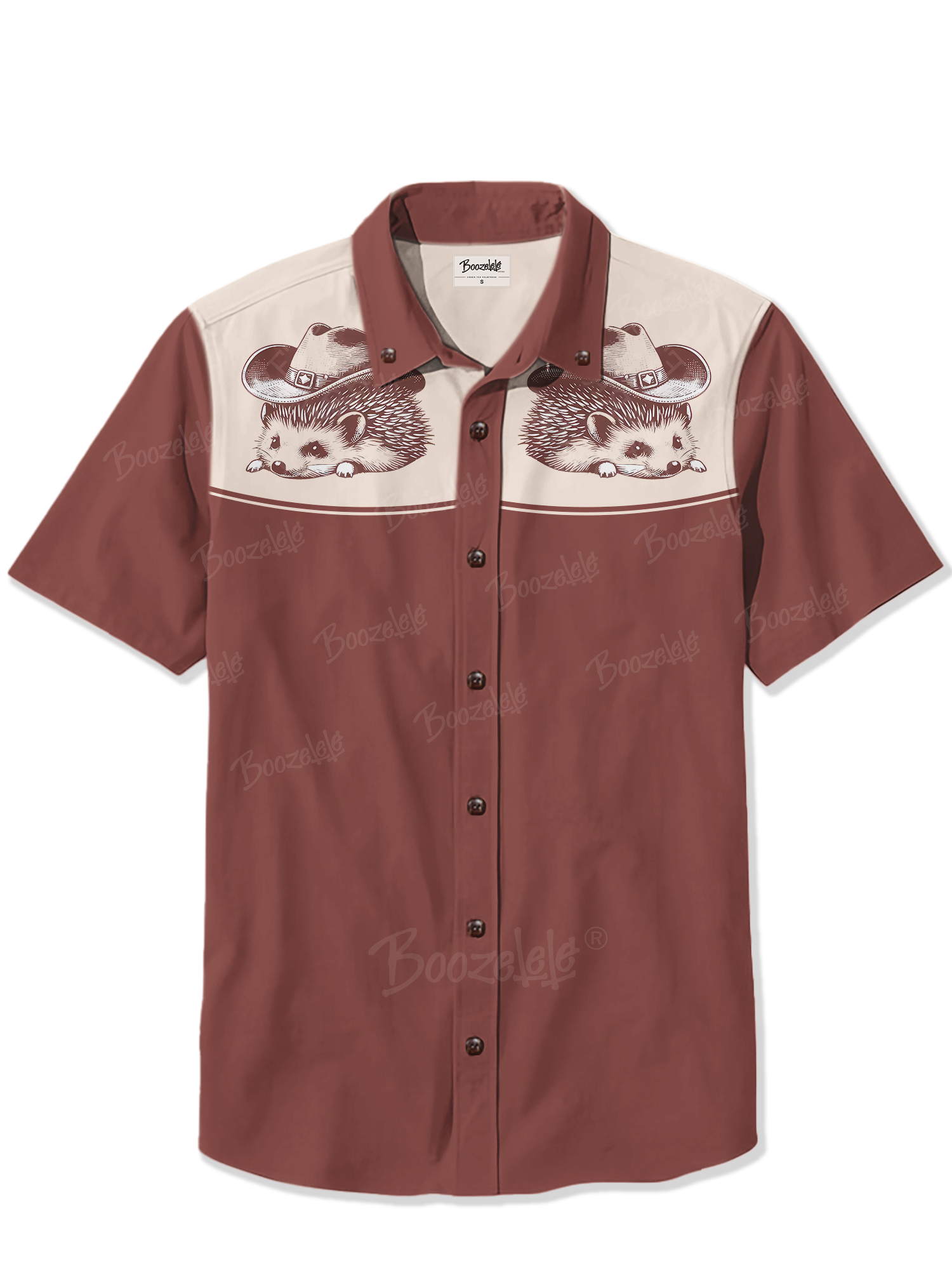 Western Hedgehog Retro- 100% Cotton Shirt