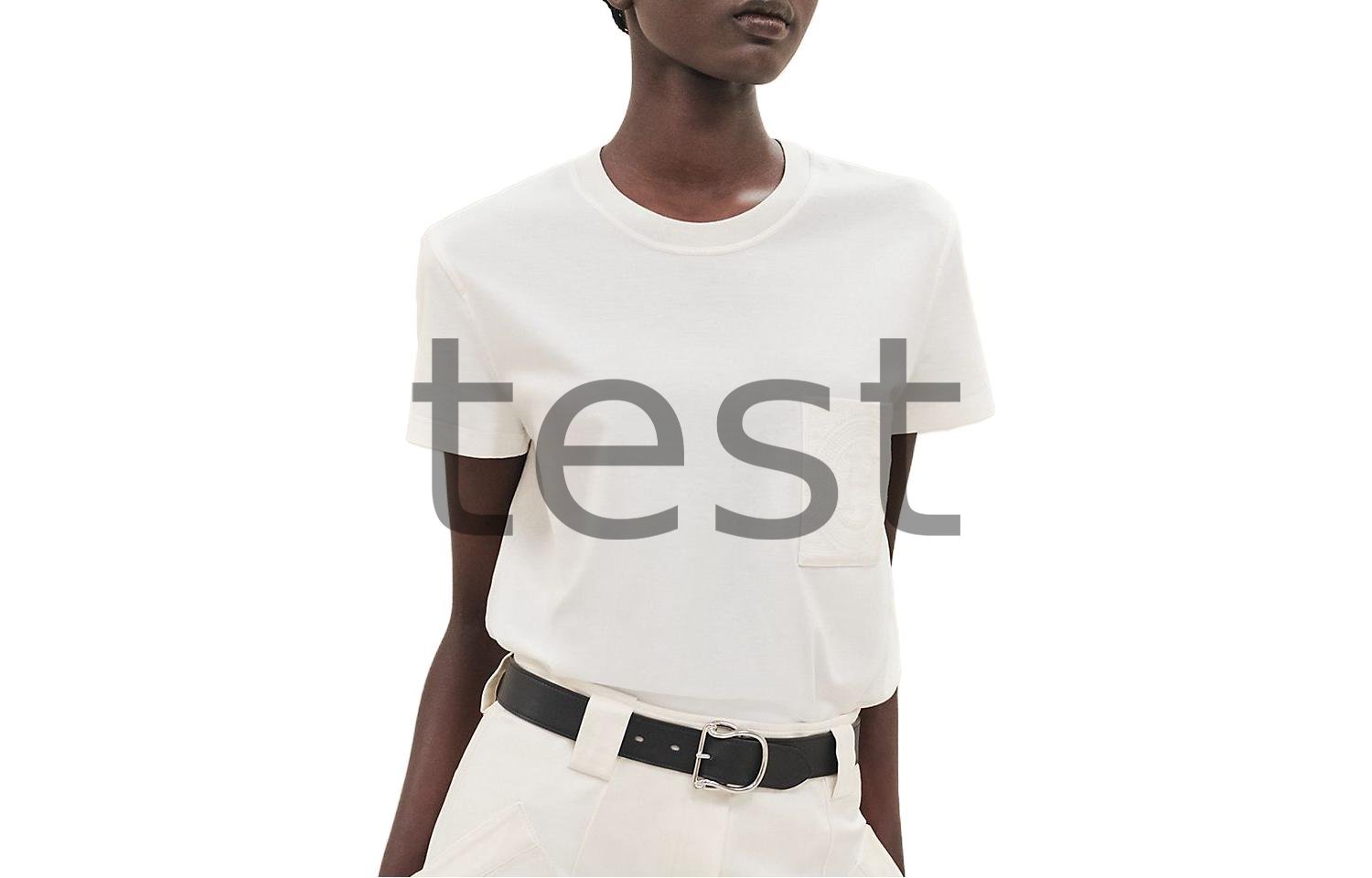 HERMES T-shirt Women's White RY