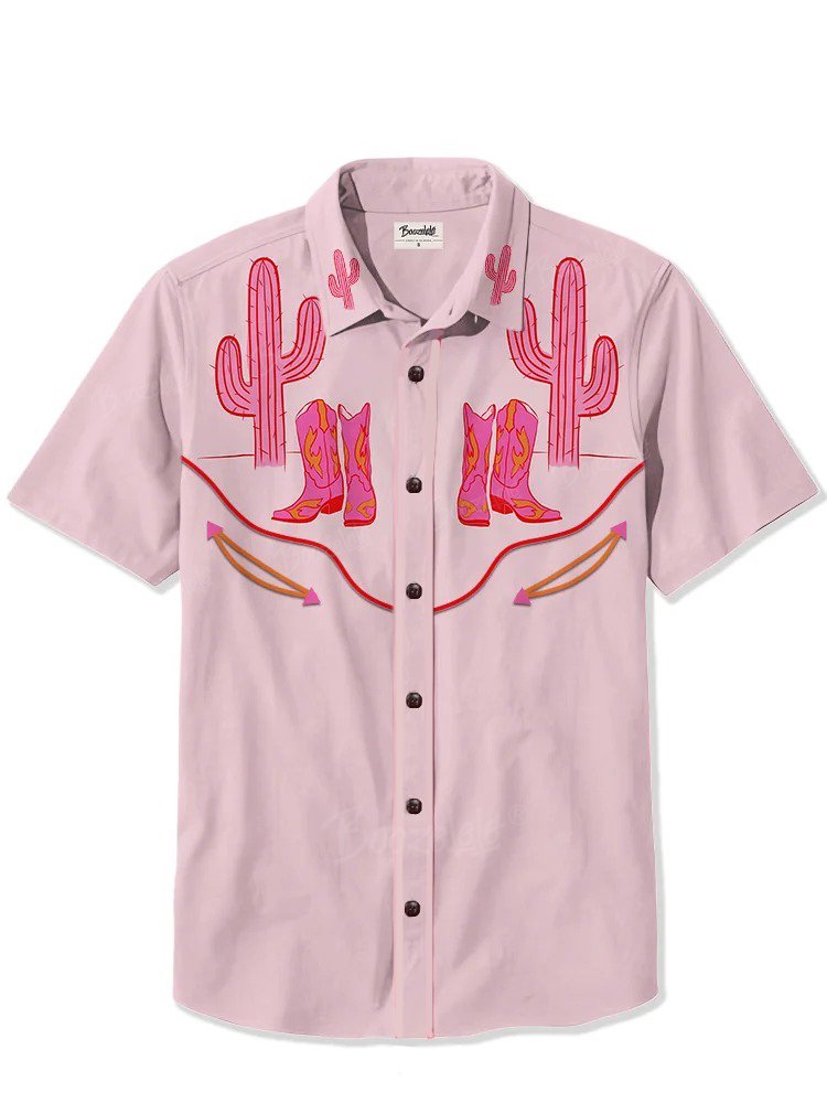 Pink Wilderness Ranch - 100% Cotton Shirt