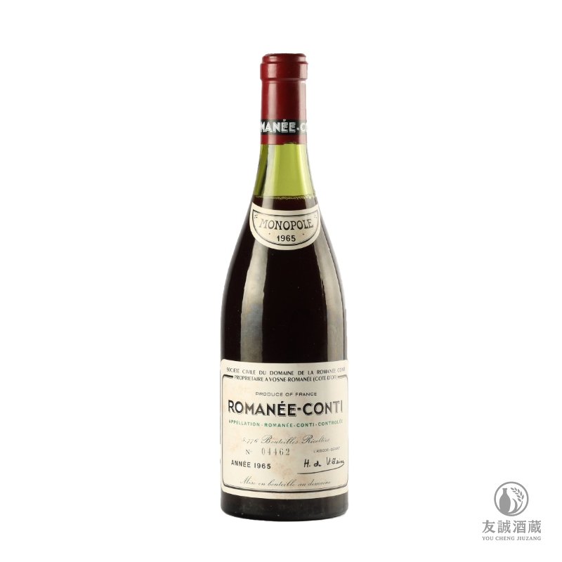 1965年Romanee-Conti 羅曼尼&middot;康帝特級園 友誠酒藏