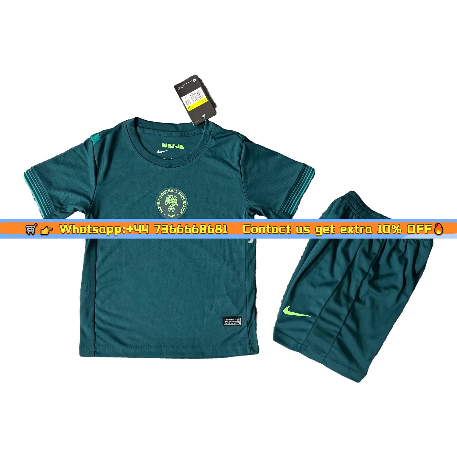 Nigeria Women 25-26 Home Kids Kit