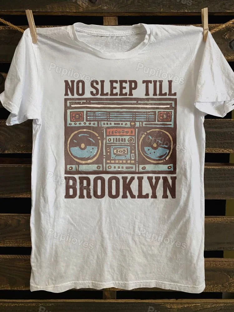 Pupiloves Pupiloves No Sleep Till Brooklyn T-shirt