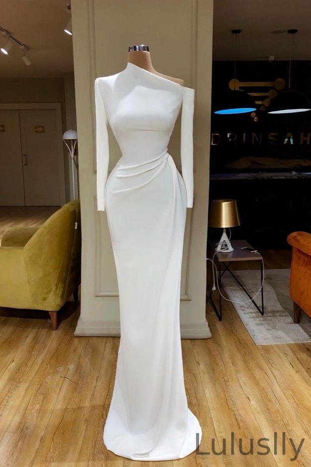 Luluslly Elegant Long Sleeve Mermaid Long Evening Prom Dress Online