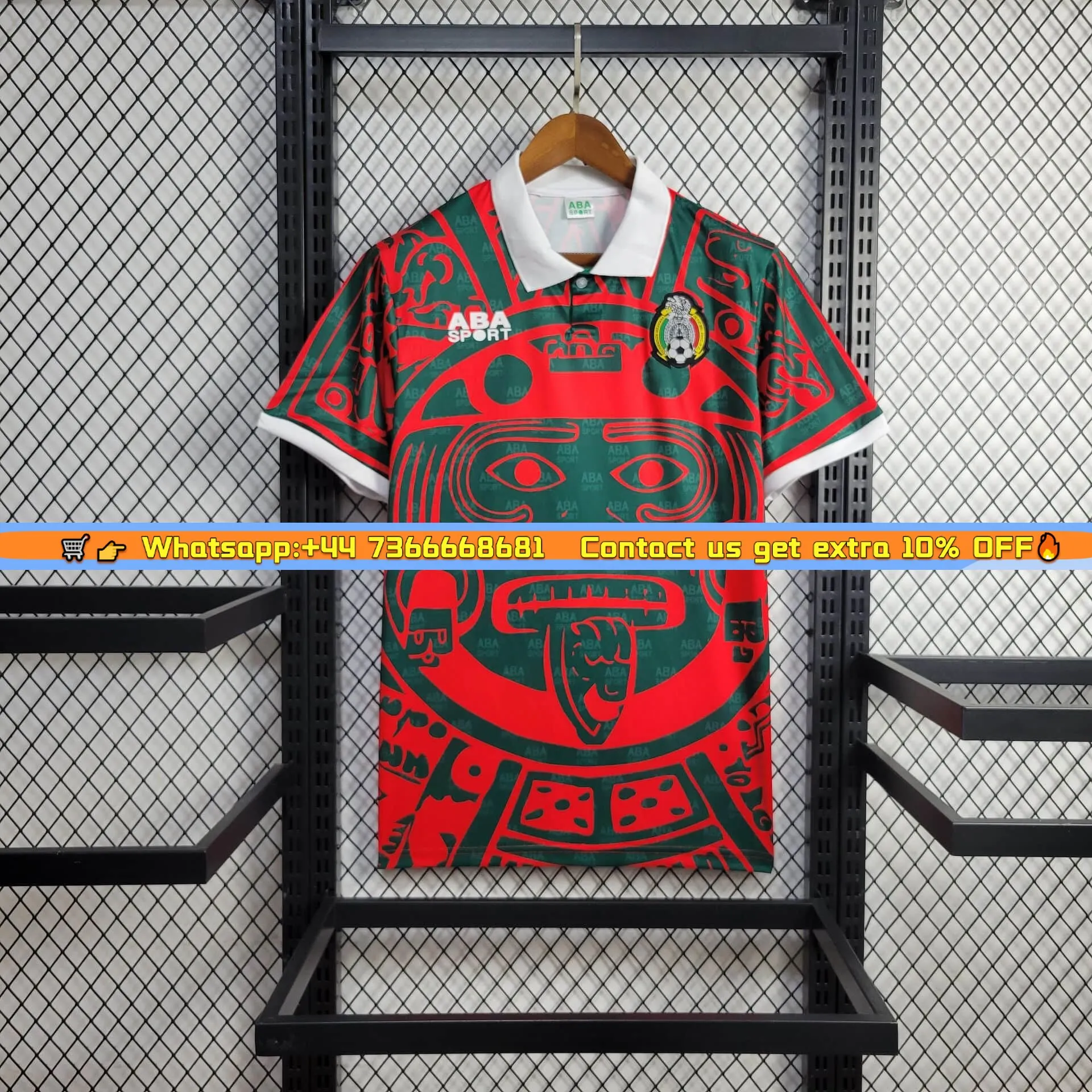 Retro Mexico 1997 Third Red Jersey