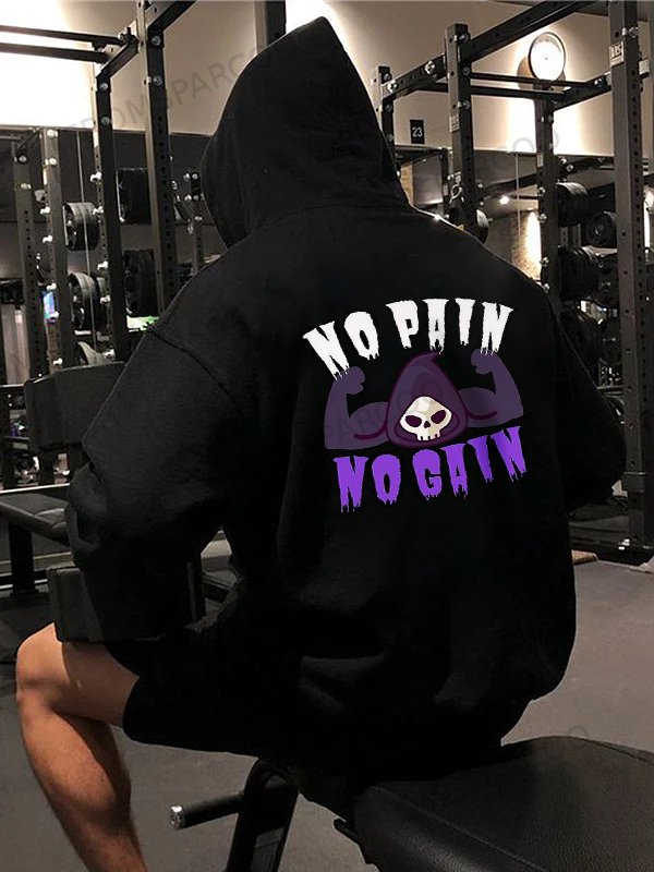 No Pain No Gain Men's Hoodie
