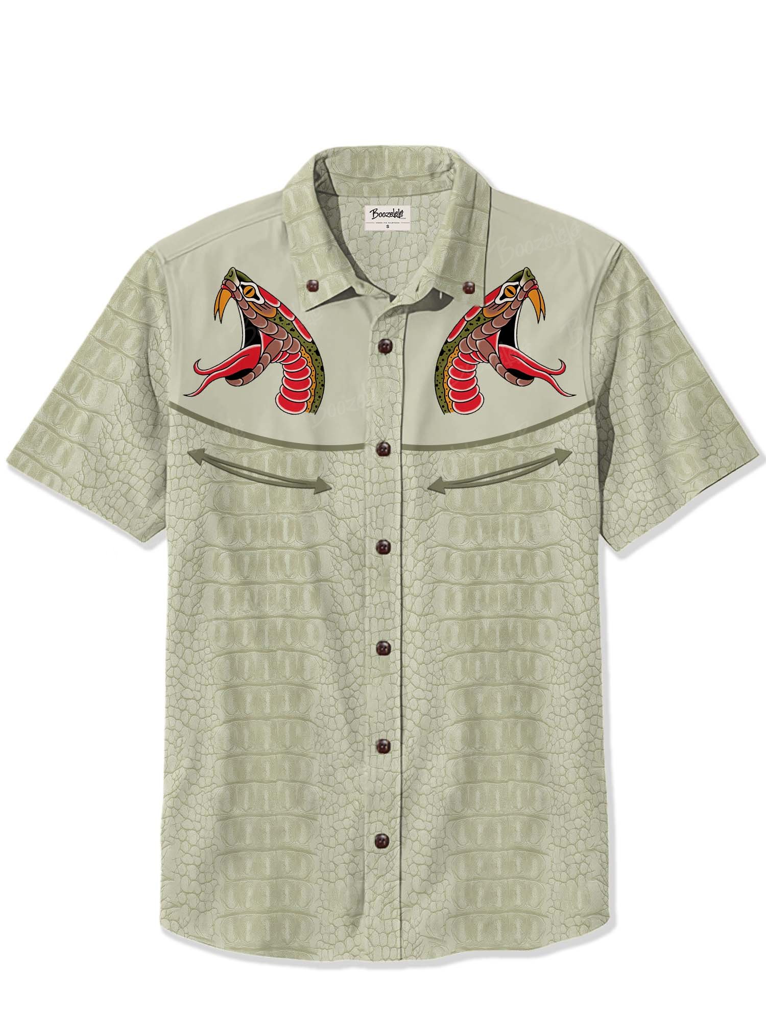 Vintage Snake - 100% Cotton Shirt