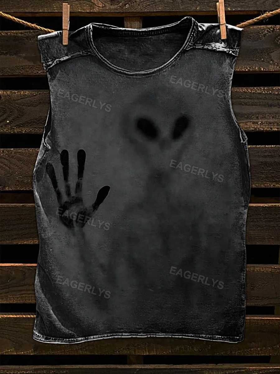 Dark Style Alien Shadow Tank Top Eagerlys
