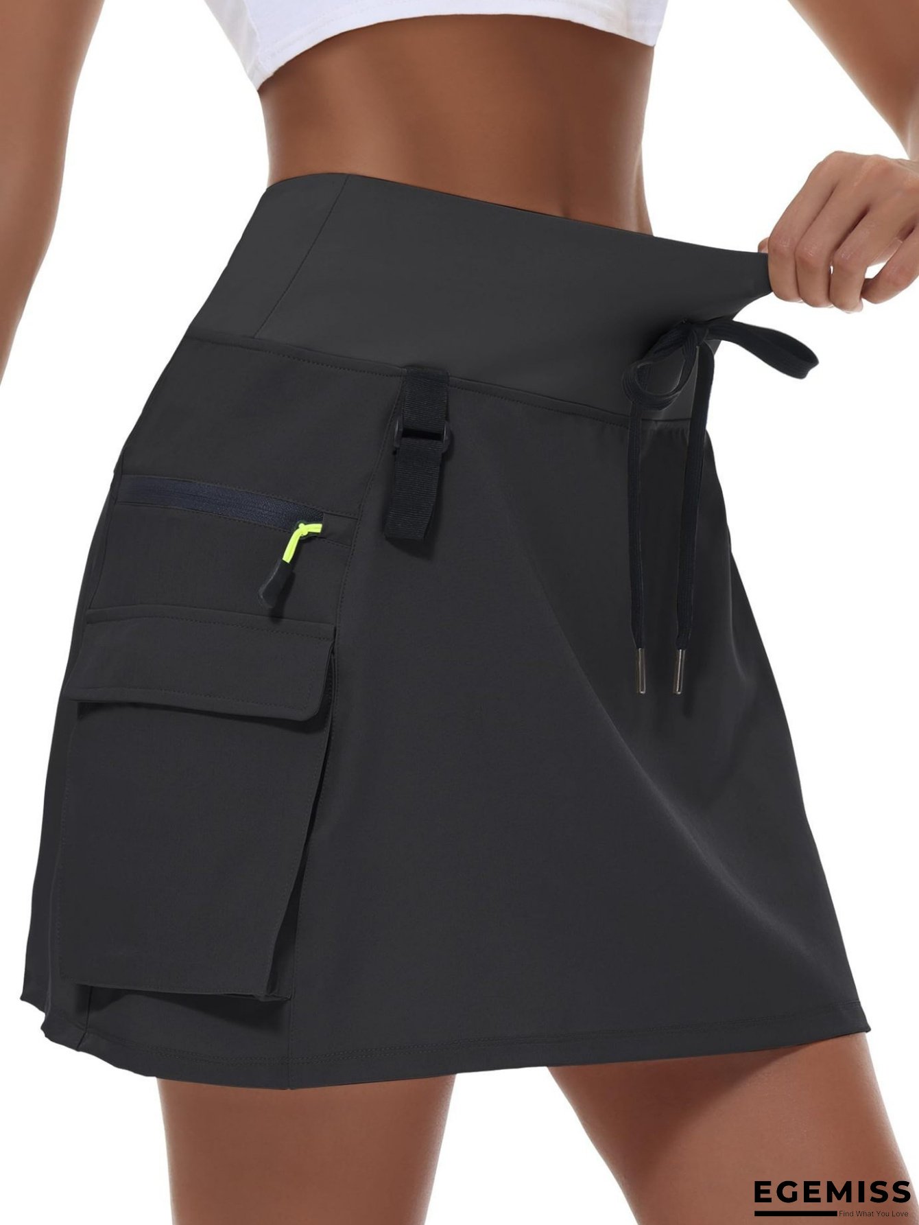 2025 Summer Quick-Dry Women&lsquo;s Sports Skirt with Elastic Waistband & Multi-Pocket Storage - Lightweight Golf & Tennis Skirt for Athletic Training, Tennis, Golf - Breathable Straight Cut Design, Tennis Accessories, Quickdry Fabric | EGEMISS