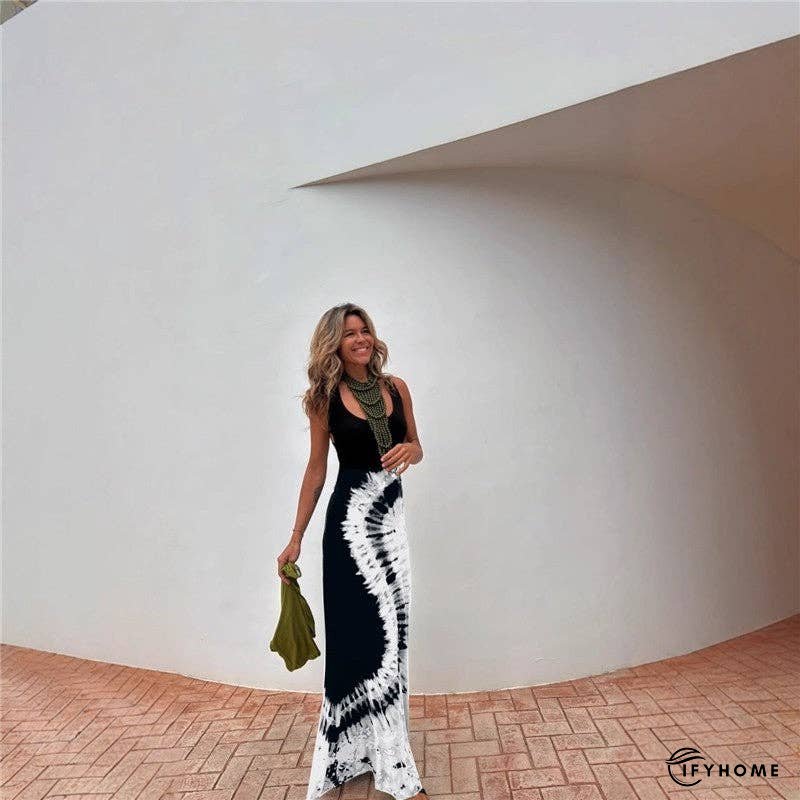 Floral Print Strappy Back Crossbody Dress | IFYHOME