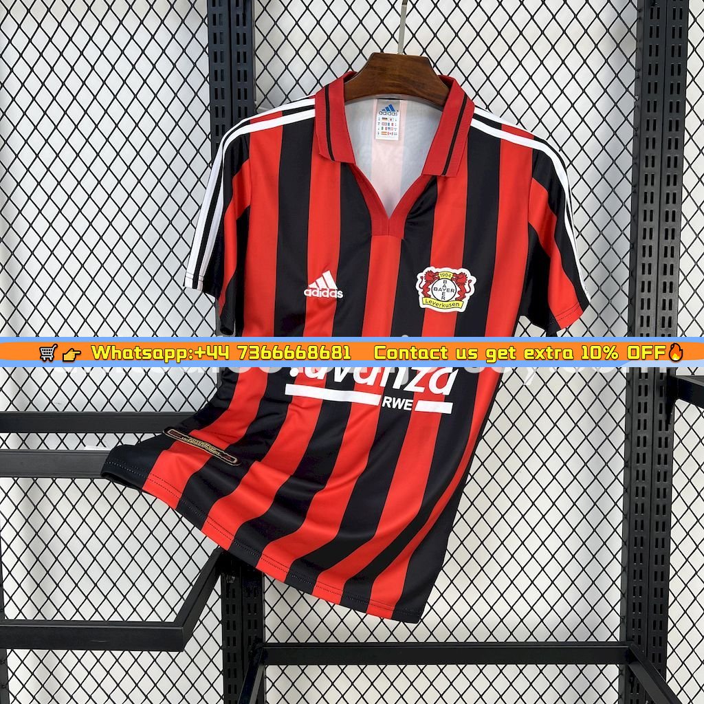 Retro Bayer 04 Leverkusen 2000-01 Home Jersey