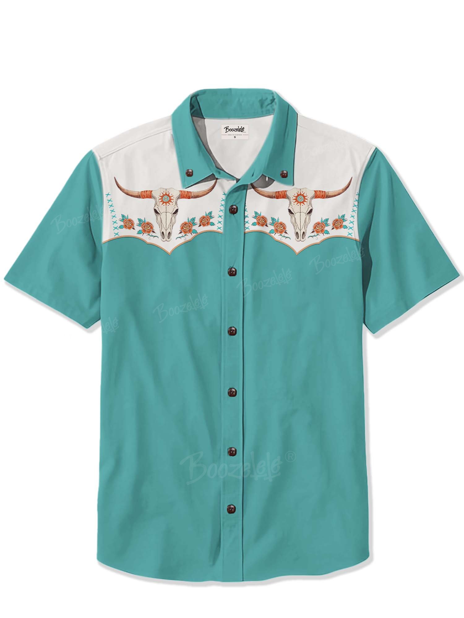 West Bull Skull - 100% Cotton Shirt