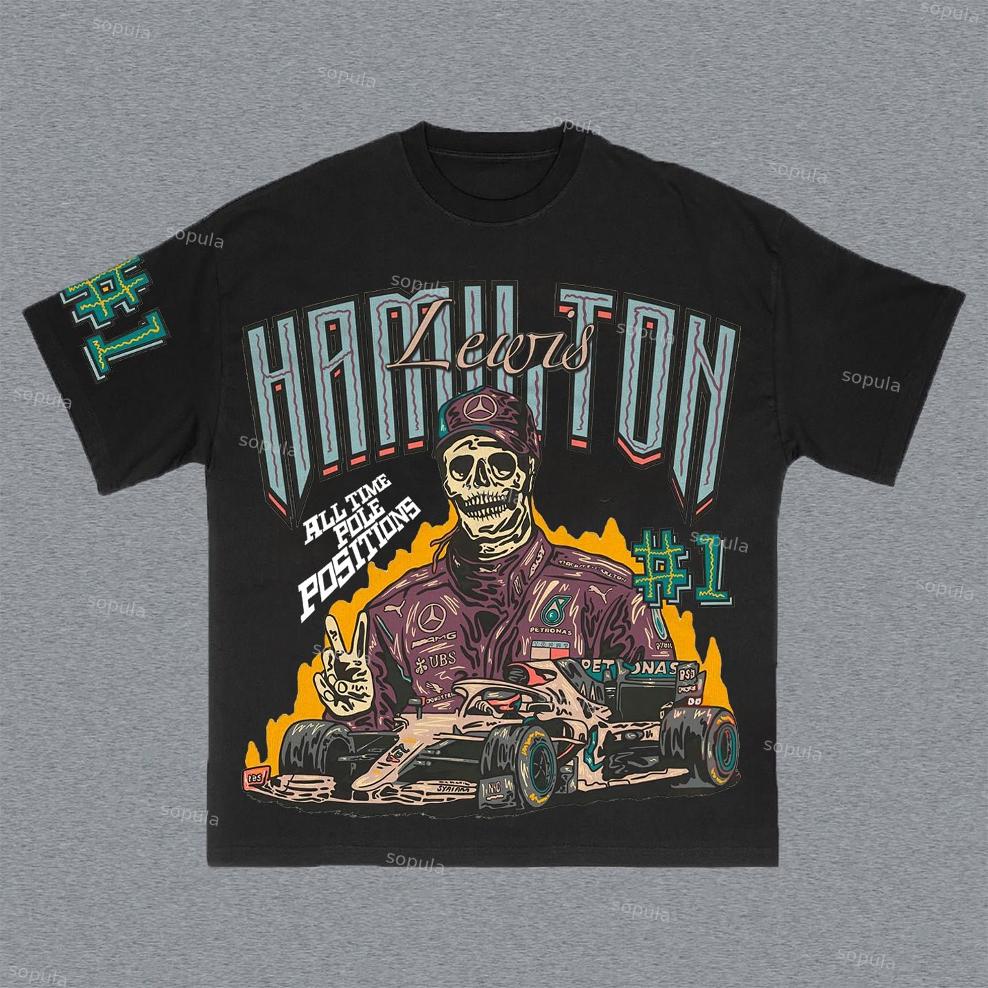 Sopula Racing No 1 Print T-Shirt