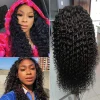 Brazilian Black Water Wave Long Curly Wig