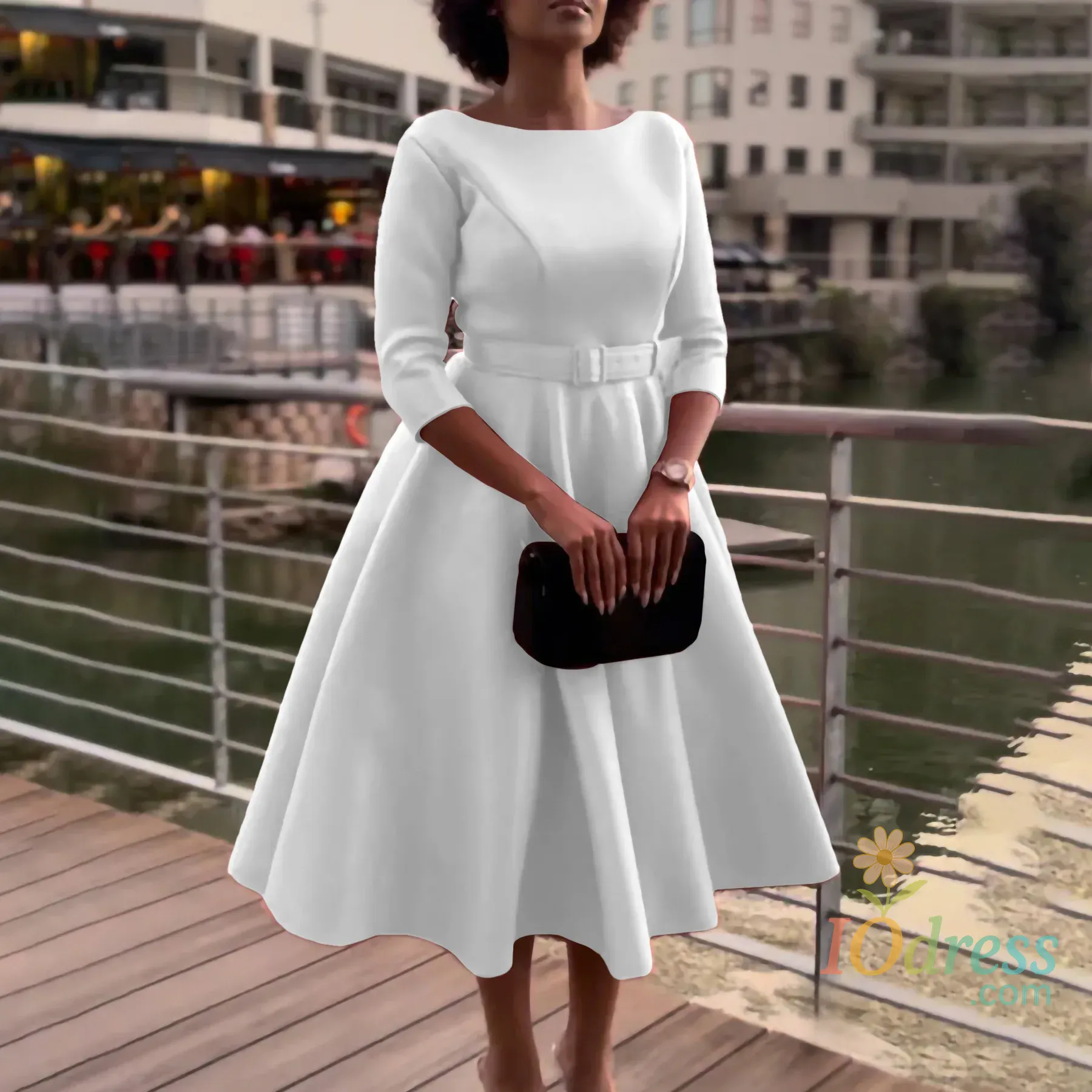 IO Dress Fashionable Elegant Women's Clothing Dress Suitable For Bridesmaid Party Dress High Waist Design Various Sizes Available IO Dress Store