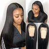 Sexy Charming Elegant Centre Parting Glueless Long Black Straight Wig