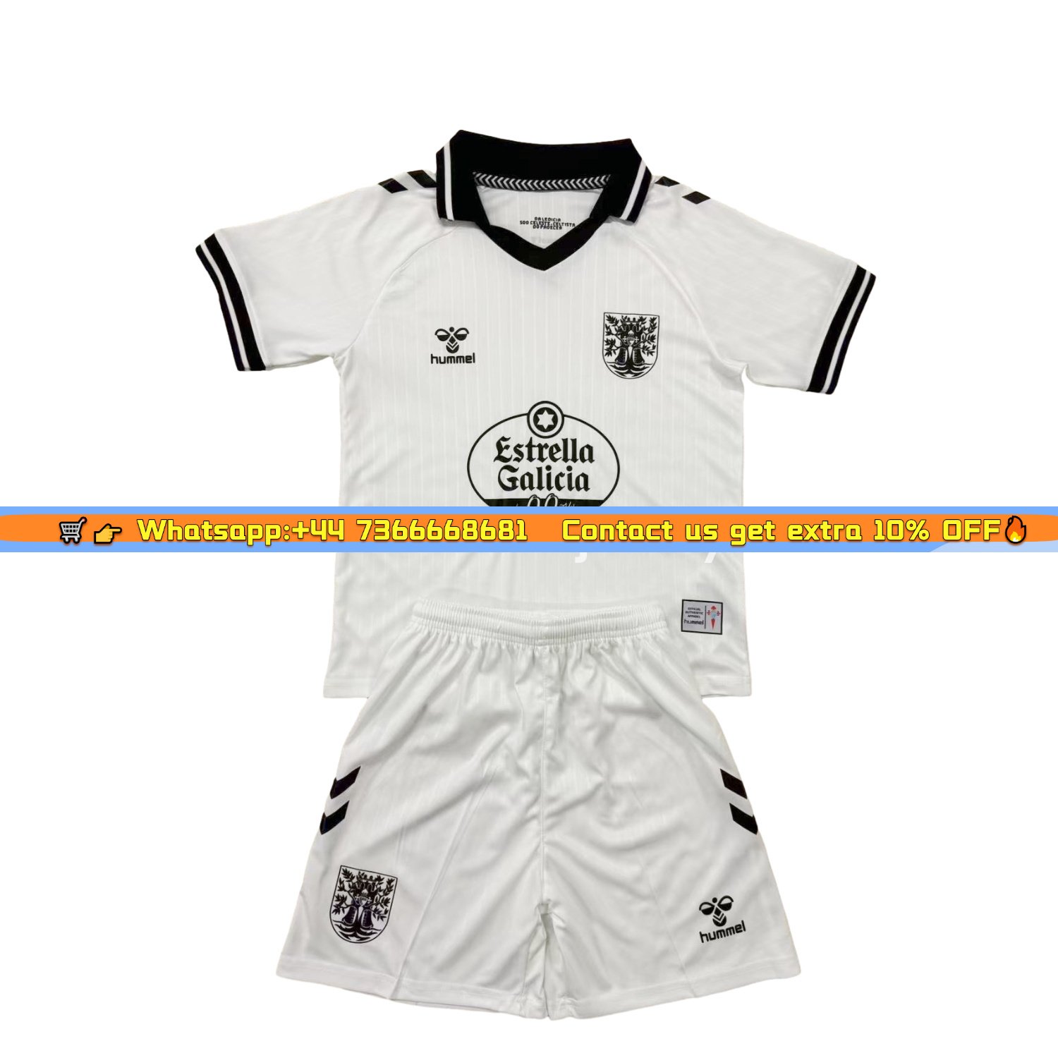 Celta Vigo 24-25 Oliveira Dos Cen Anos White Goalkeeper Men's Adult Jersey Set - Fans Version