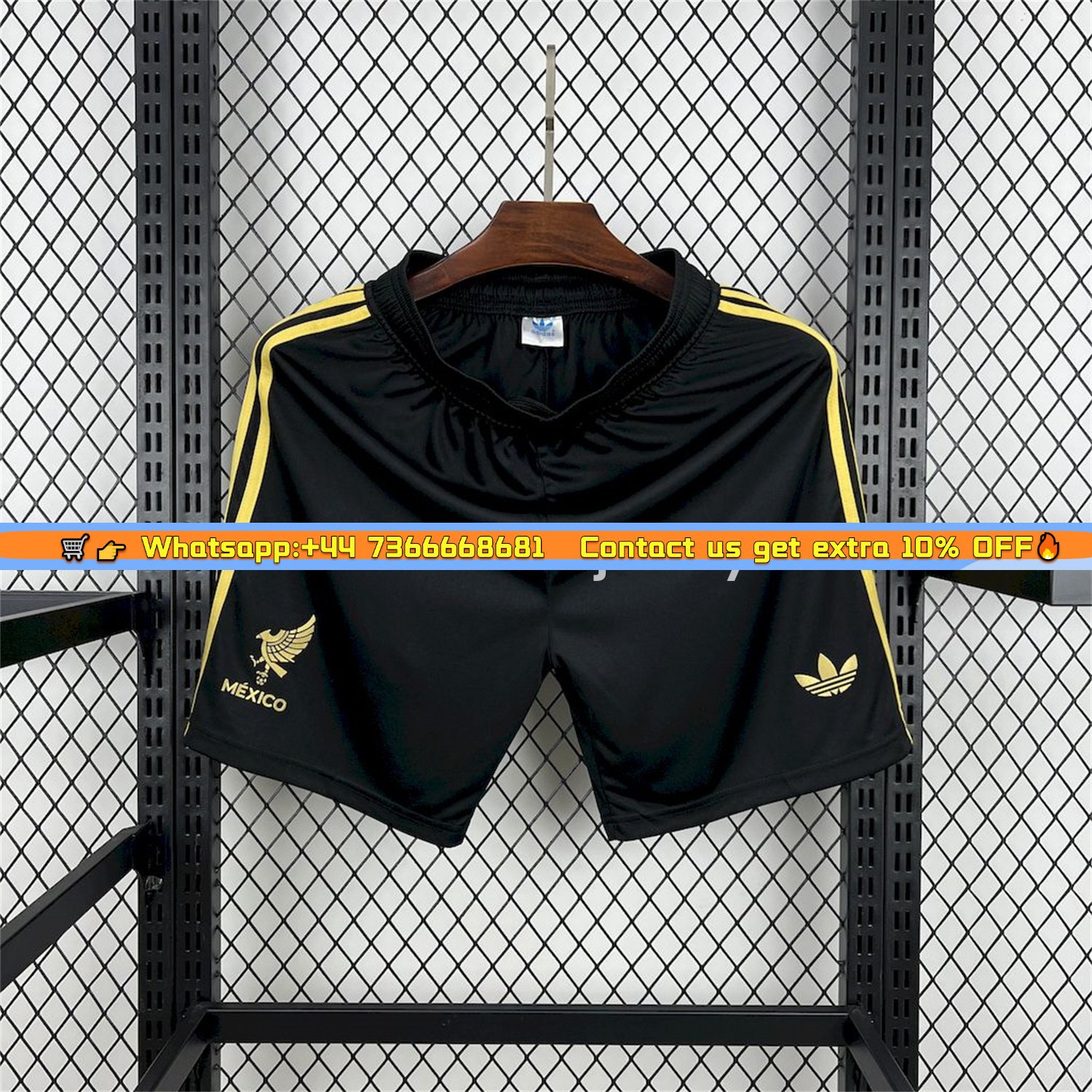Mexico 2025 Gold Cup Black Shorts - Fans Version