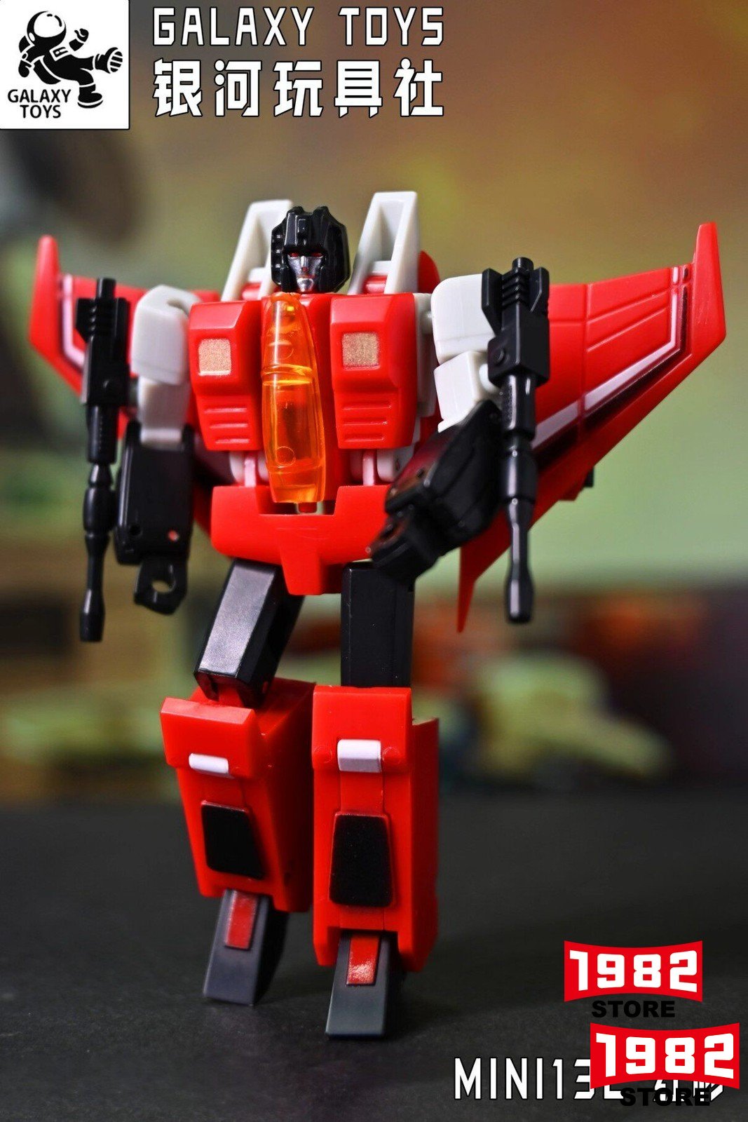 Galaxy Toys MINI13C Red Wing Mini Scale Robot Figure Detailed Collectible Action Model High Quality Toy Suitable For Hobby Showcase And Decoration