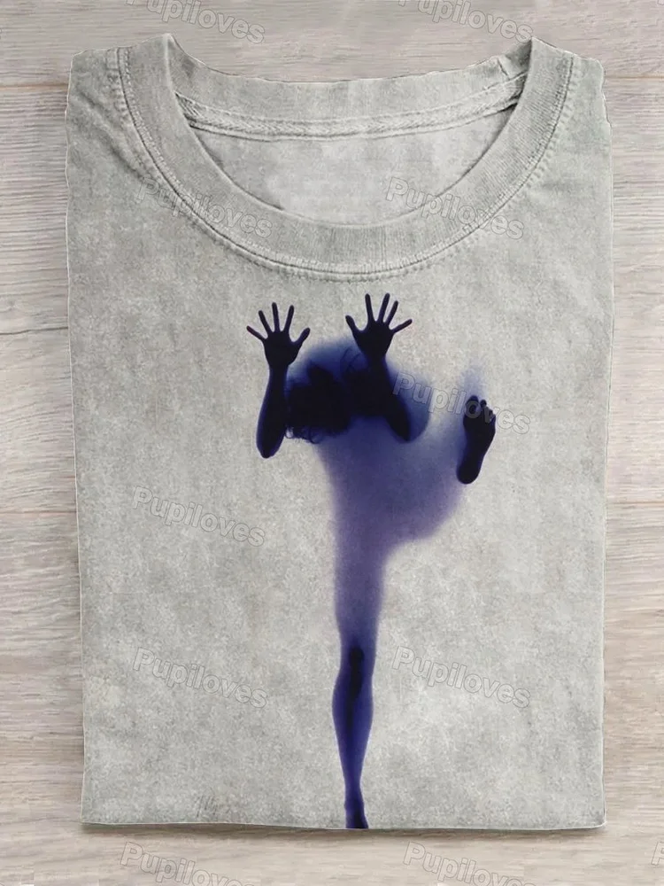 Pupiloves Pupiloves  Man Dark Blue Reflection T-shirt