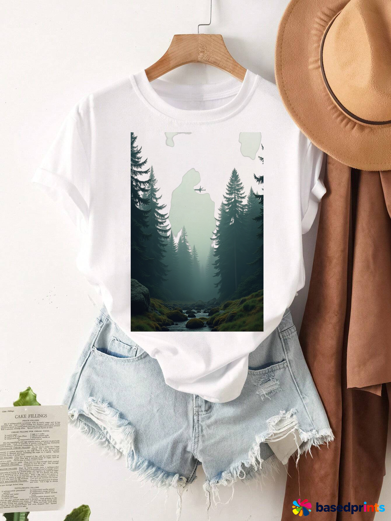 Bigfoot Forest Graphic Tee