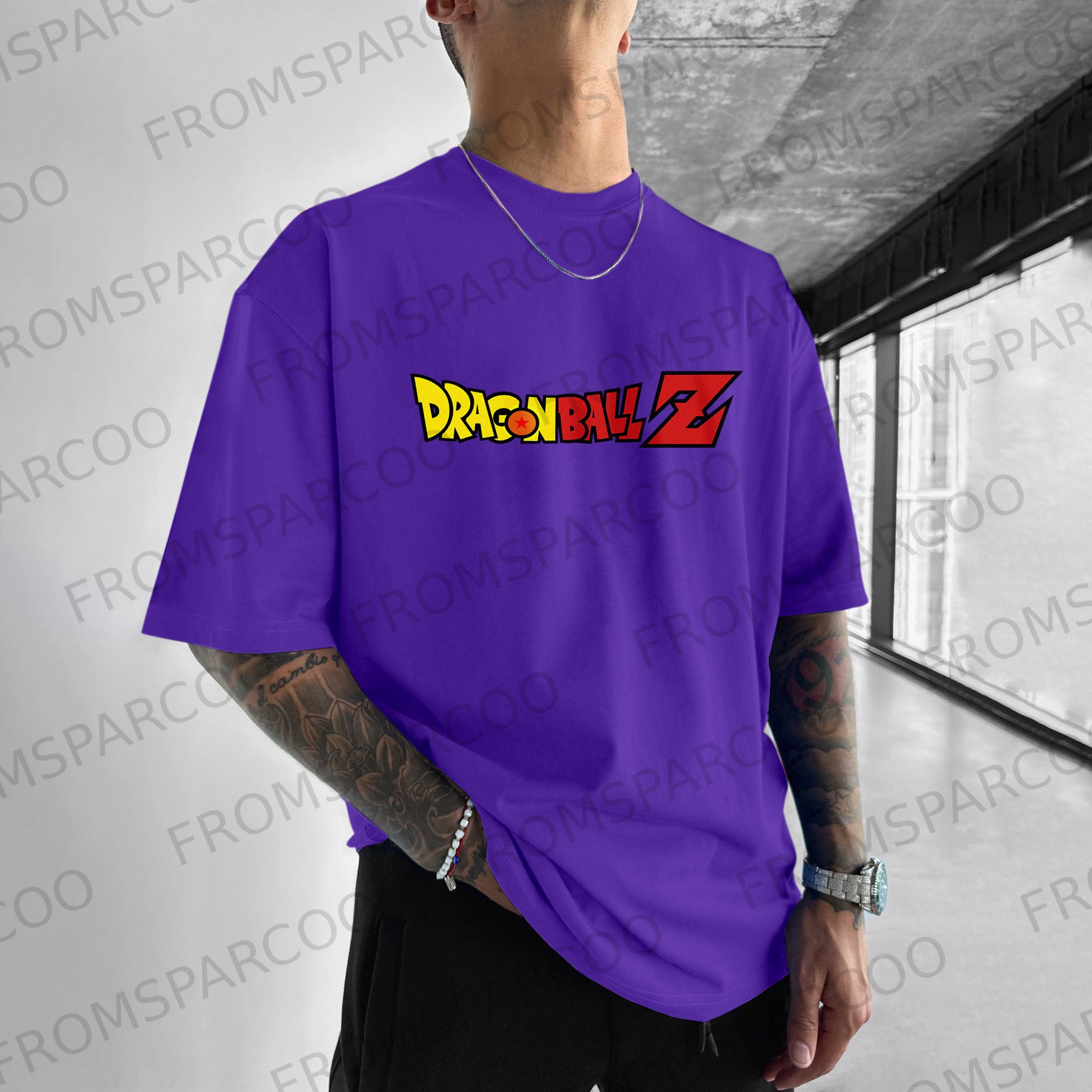 Unisex Oversize DBZ  Anime Printed T-shirt