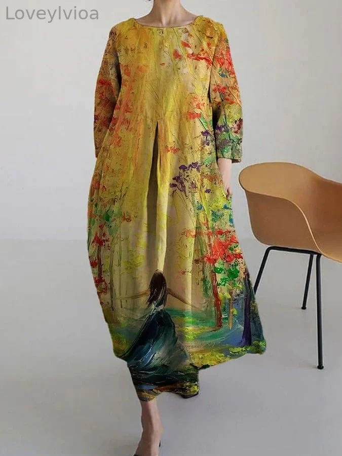 Women's Casual Printed Dress