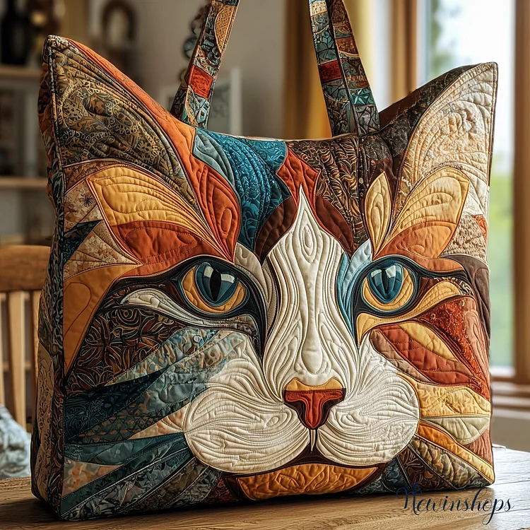 Catitude Quilted Tote Bag GFTOTP9666