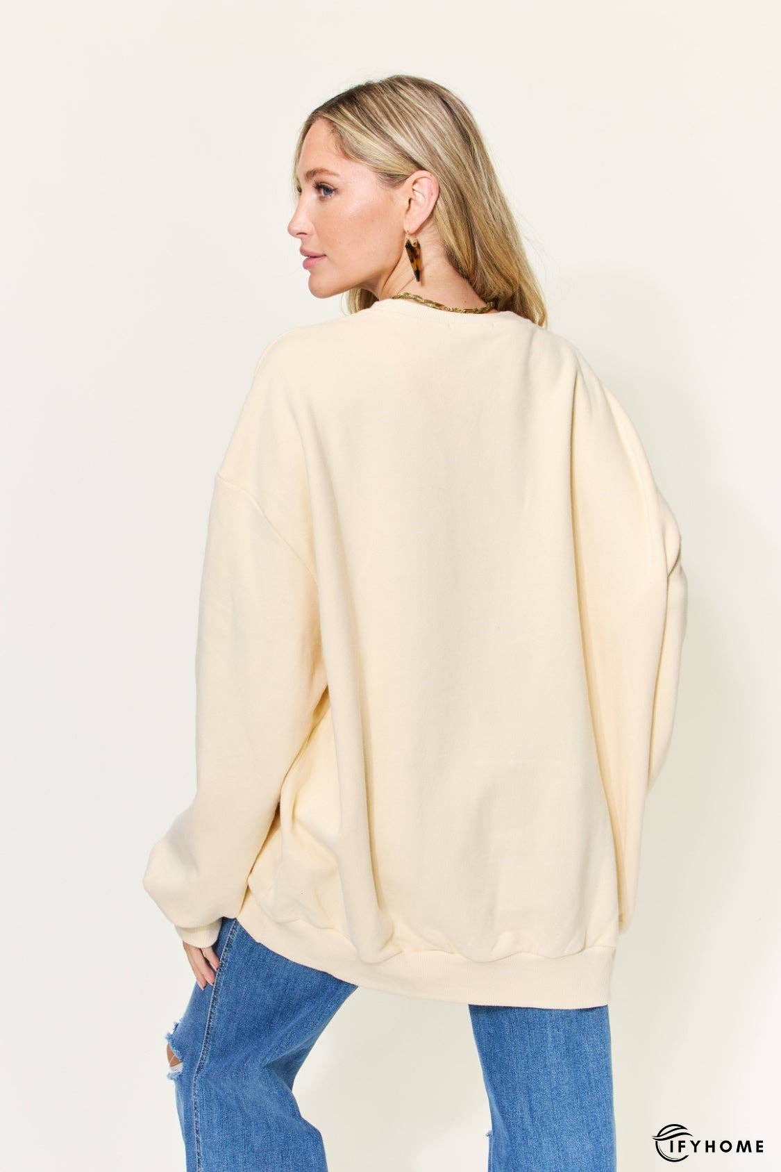 Simply Love Full Size Graphic Long Sleeve Sweatshirt | IFYHOME