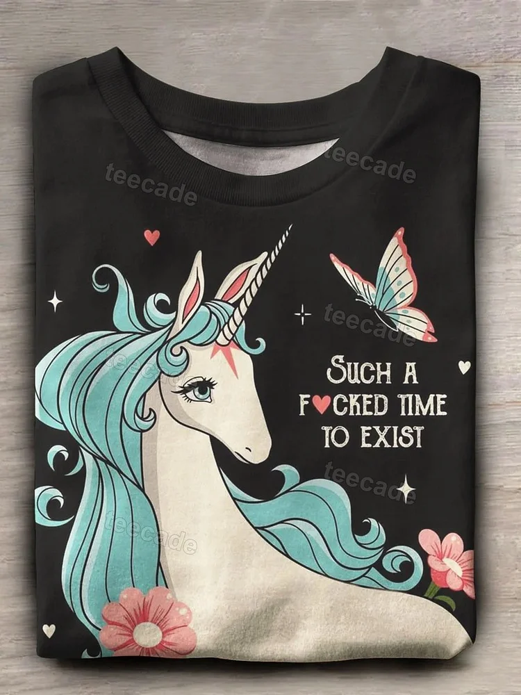 Teecade Teecade Such A Fucked Time To Exist T-shirt