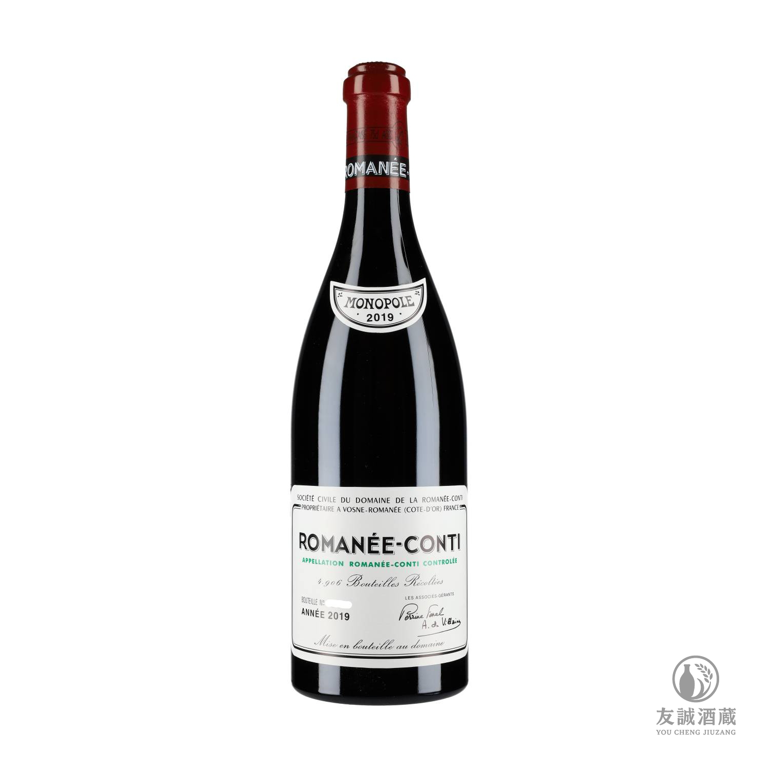 2019 Romanee-Conti 羅曼尼&middot;康帝特級園紅酒 友誠酒藏