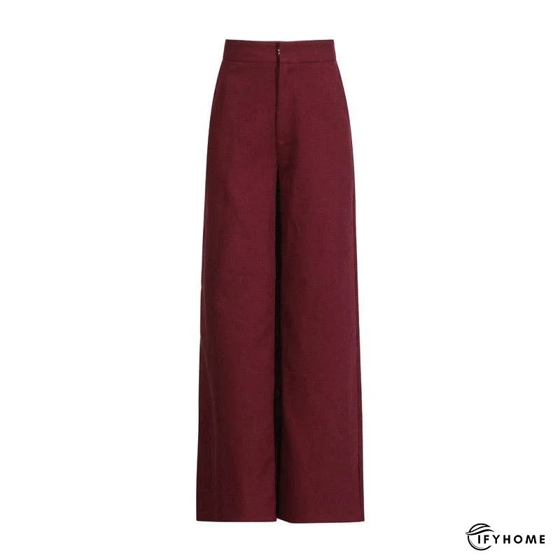 Collar Pocket Patchwork Suit Trousers Suit | IFYHOME