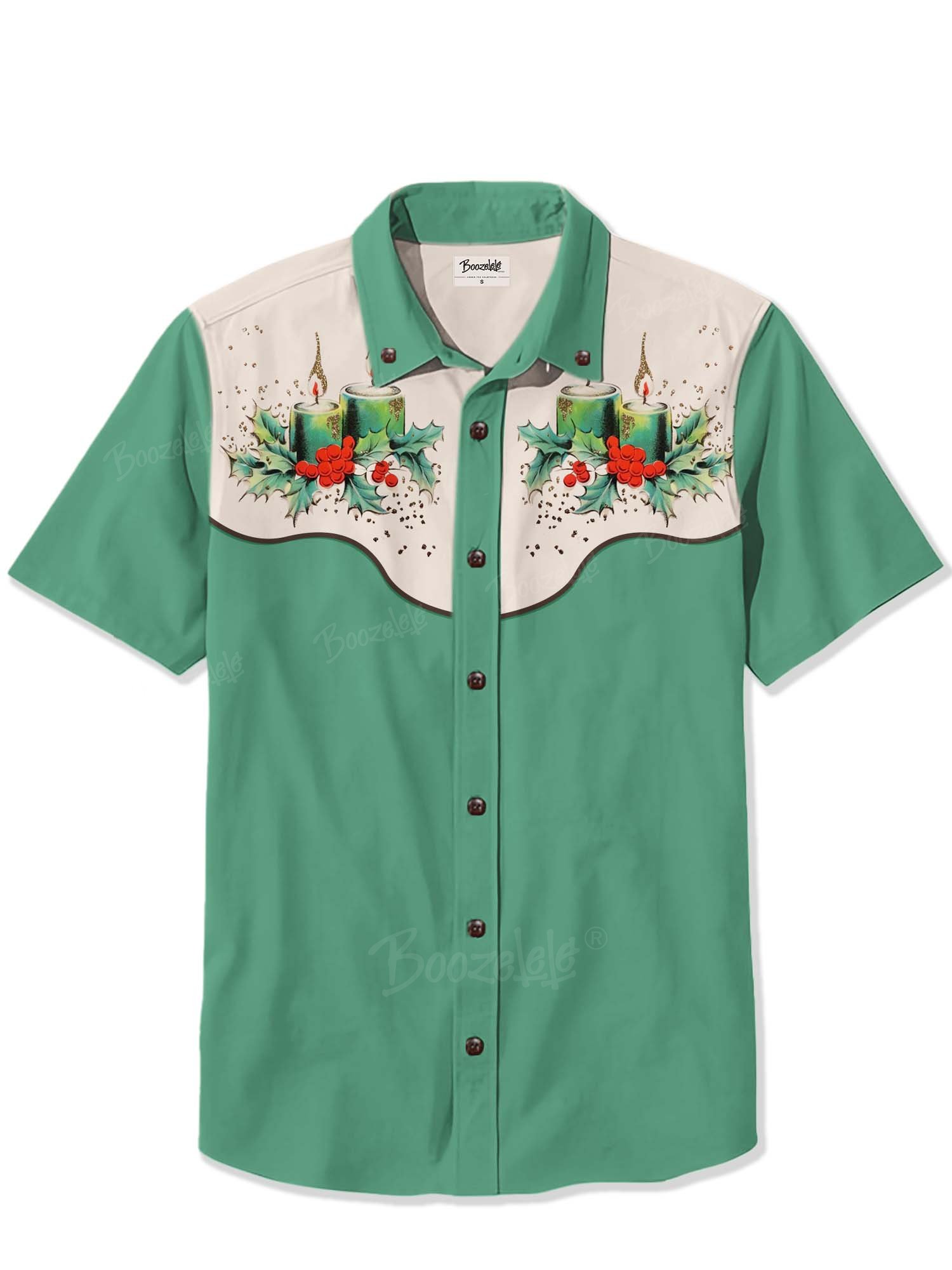 Christmas Vintage Candles - 100% Cotton Shirt