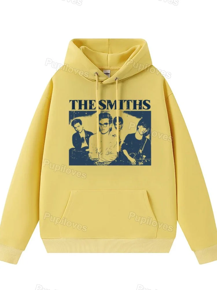 Pupiloves Pupiloves  The Smiths Blue Vintage Color Hoodie