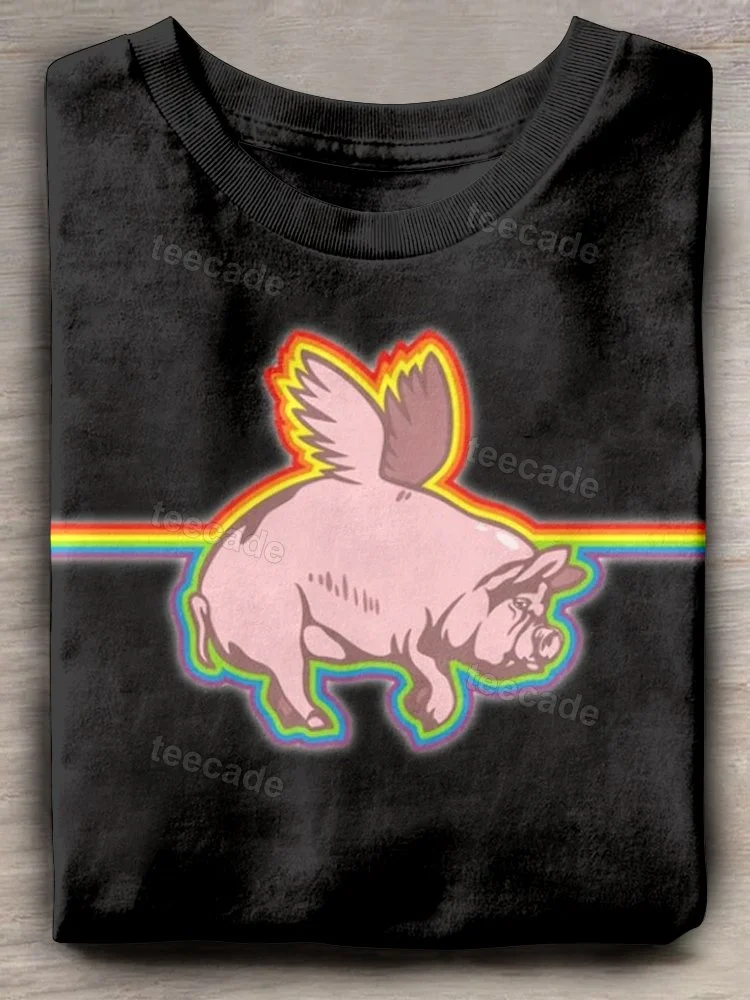 Teecade Pink Floyd Band Pig T-shirt